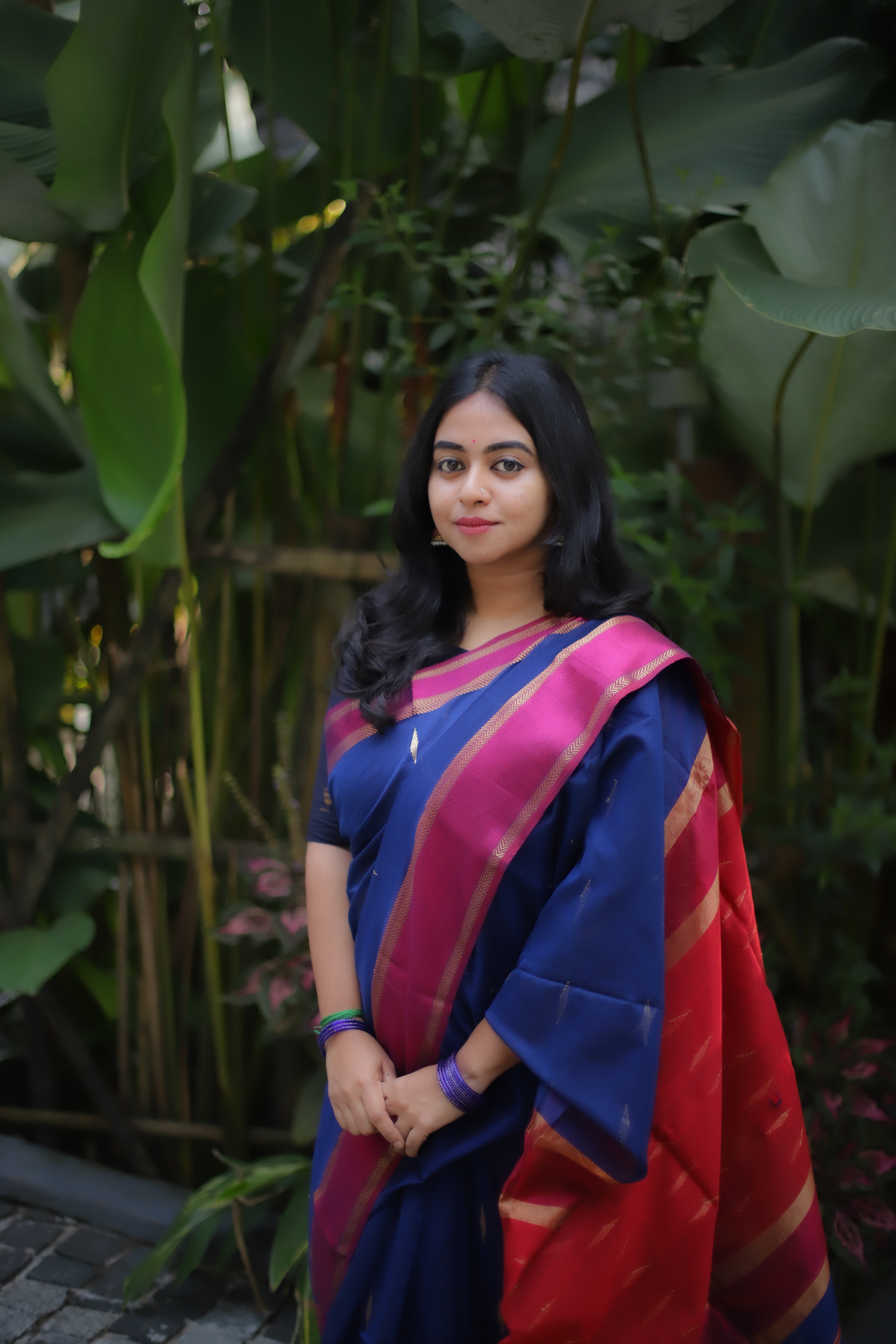 Neelambari  Draped in Blue Melody