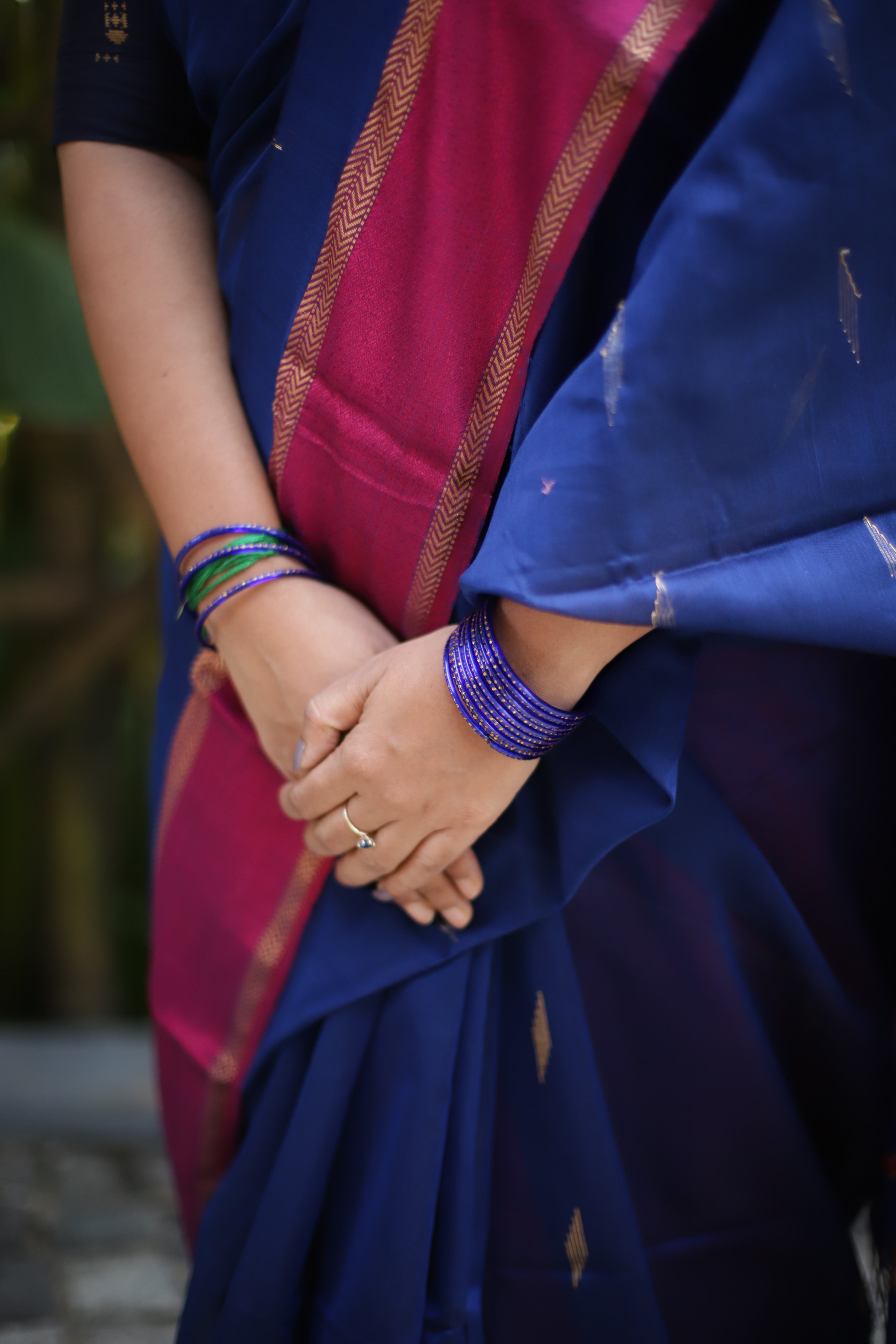 Neelambari  Draped in Blue Melody